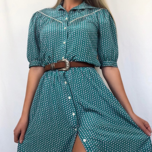 Diane Von Furstenberg Dresses & Skirts - Vintage Diane Von Furstenberg 1970s Prairie Dress